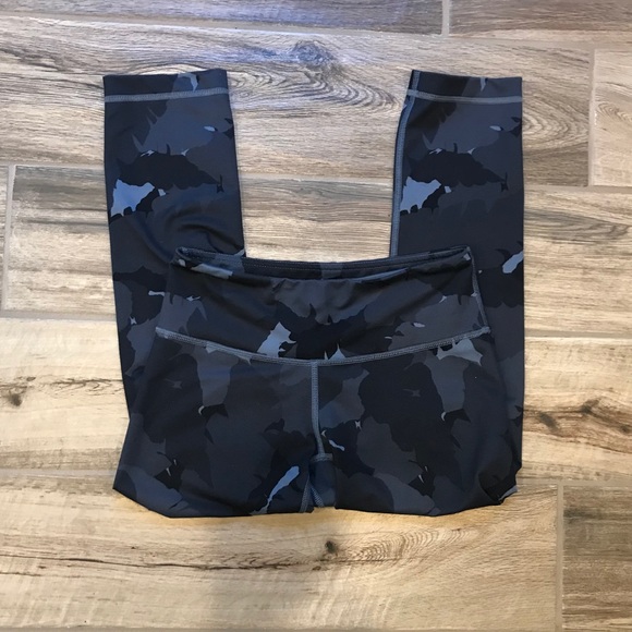 Lululemon Wunder Under Crop - Palm Party Blue - Picture 3 of 8